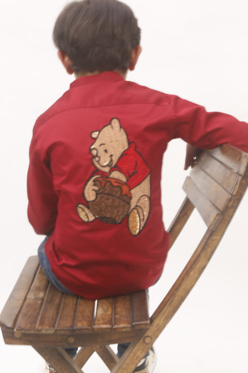 Winnie The Pooh Red Shirt